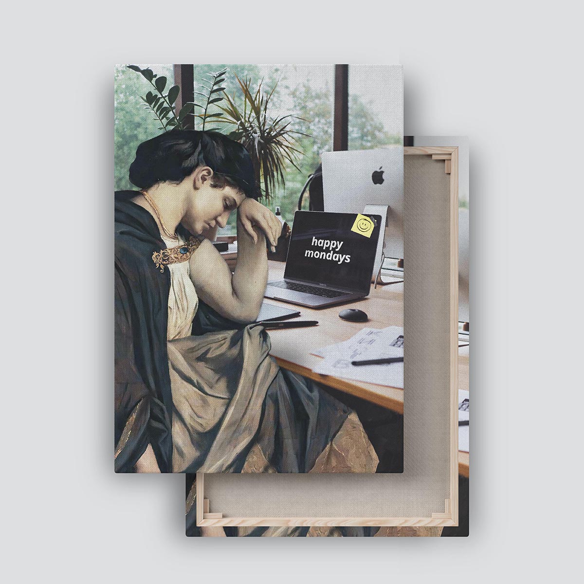 "Happy Mondays" canvas print
