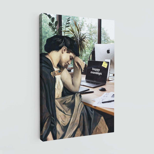 "Happy Mondays" canvas print