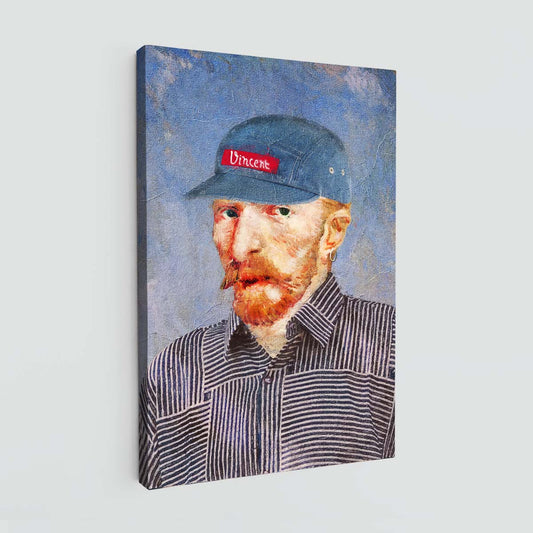 "Hipster Vincent" canvas print