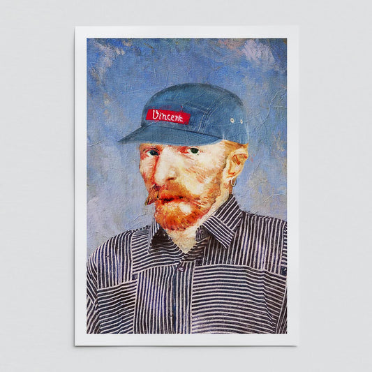 "Hipster Vincent" fine art print