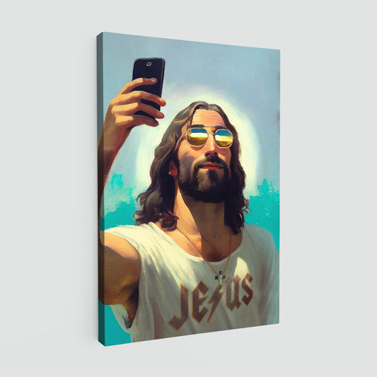 "I Am Jesus" canvas print