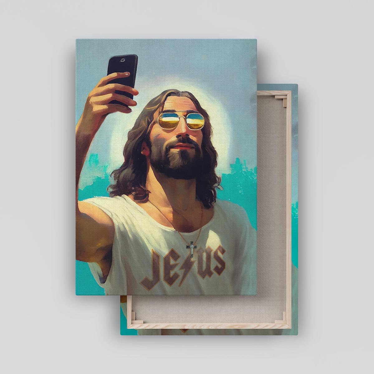 "I Am Jesus" canvas print