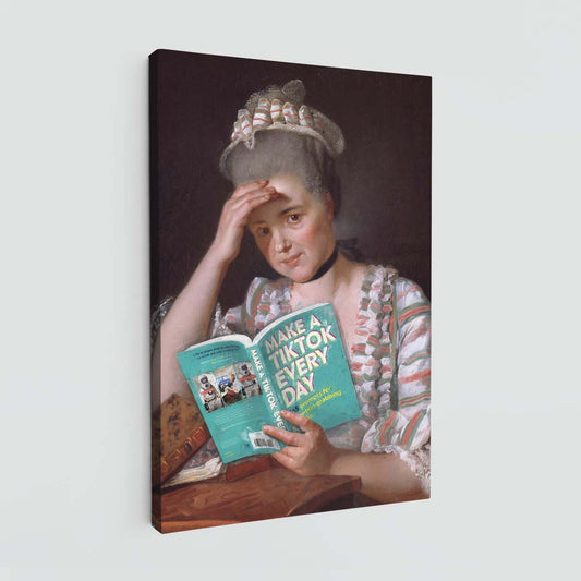 "Make A Tik Tok" canvas print
