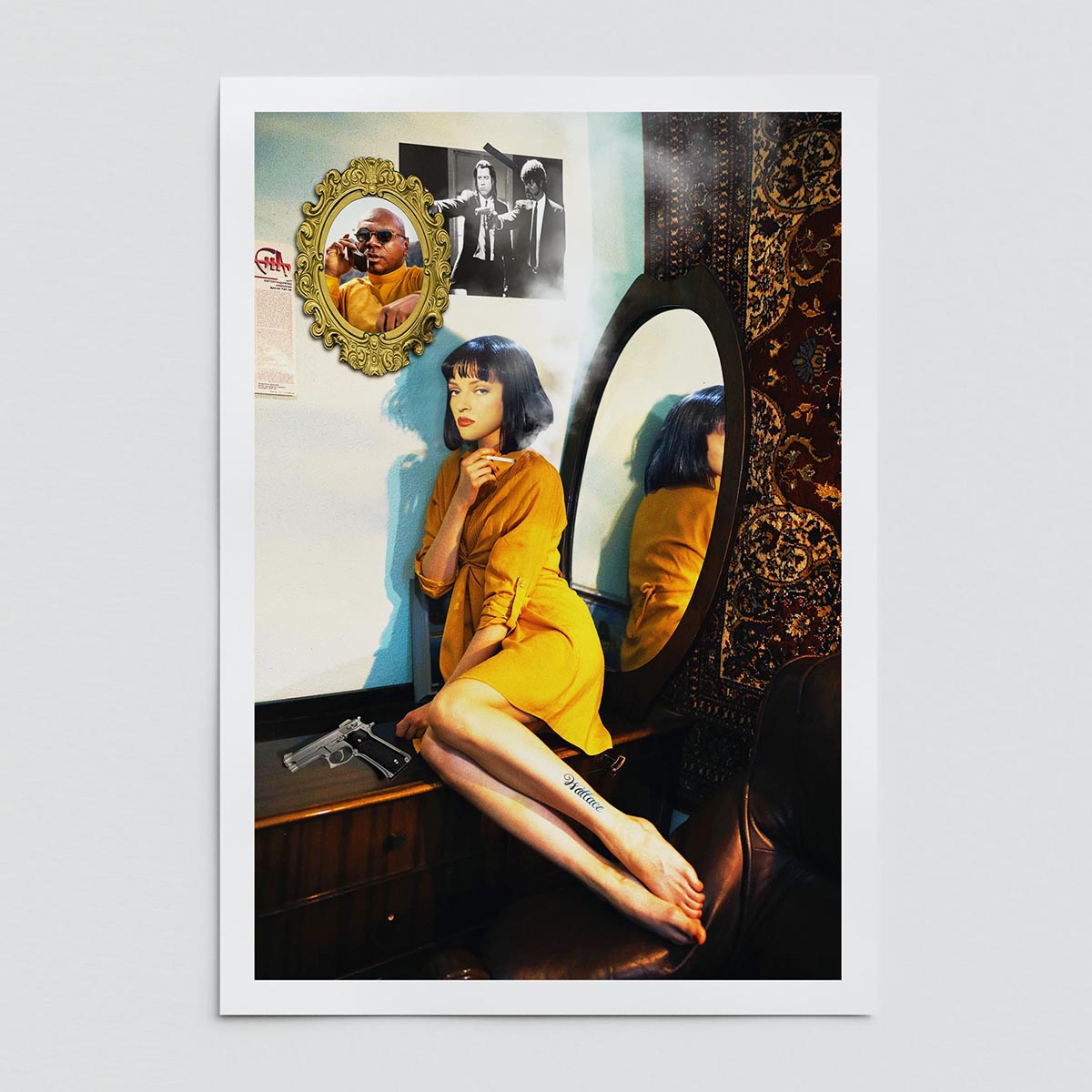 "Mia On Bedrom" fine art print