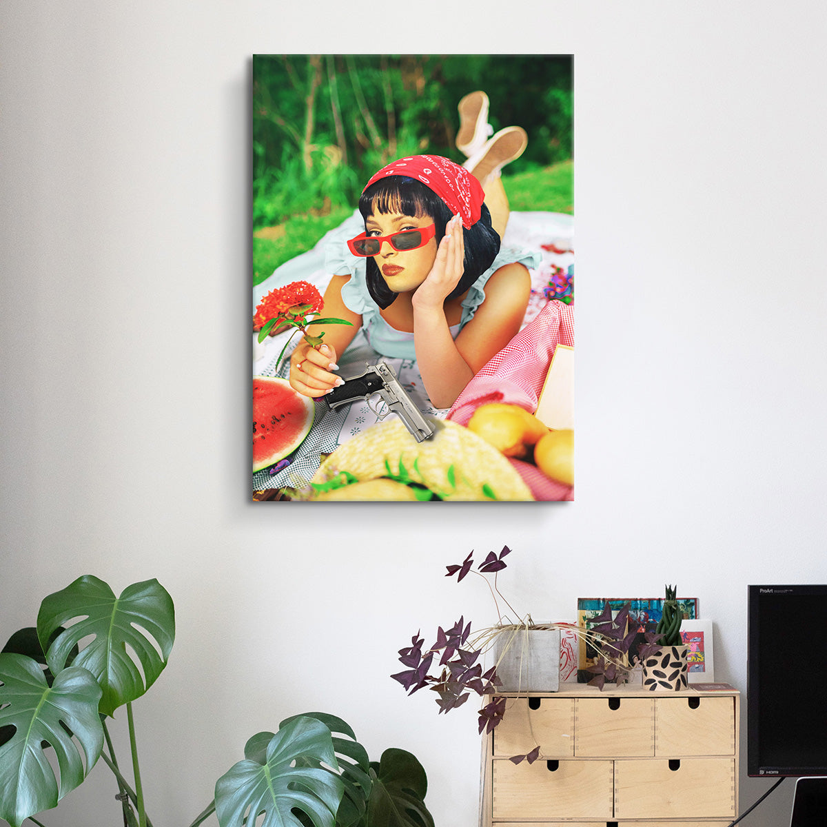 "Mia On Park" canvas print