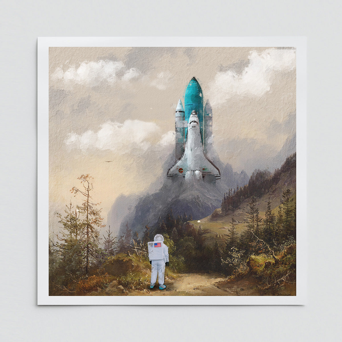 "Missed The Shuttle" fine art print