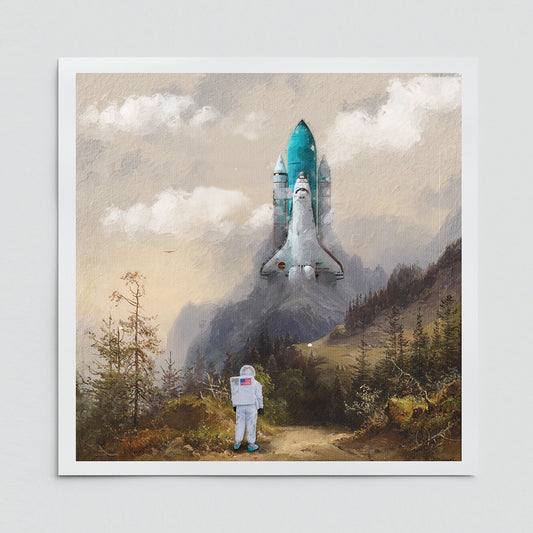 "Missed The Shuttle" fine art print