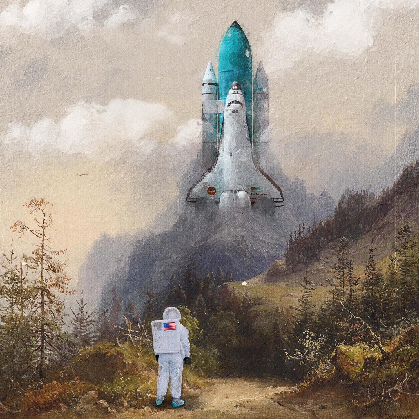 "Missed The Shuttle" fine art print