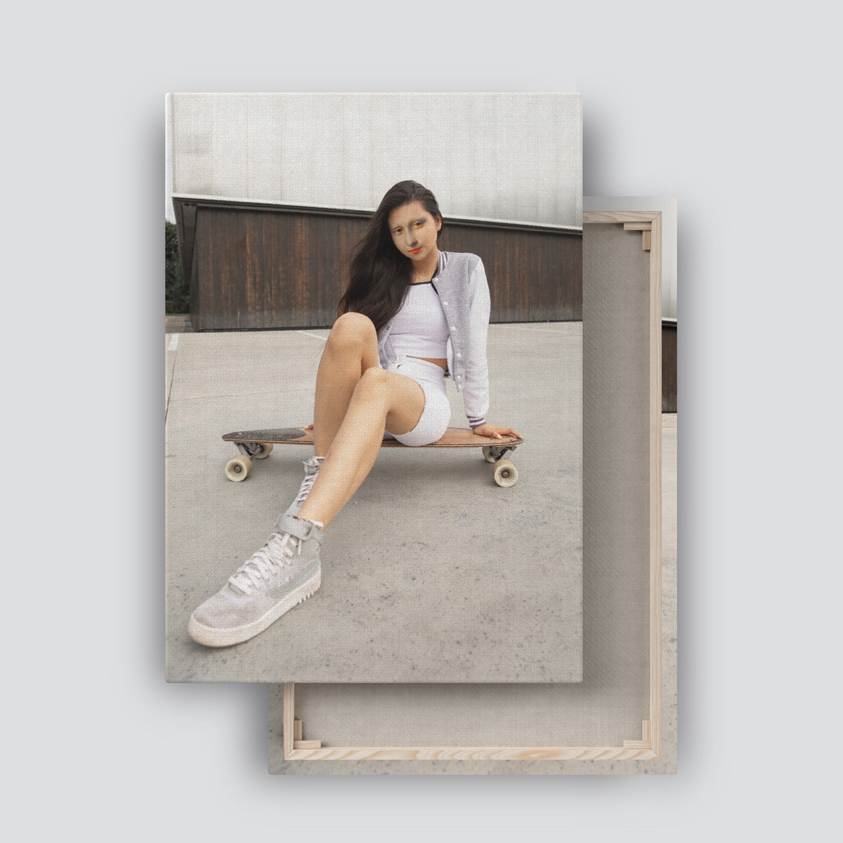 "Mona Skater" canvas print