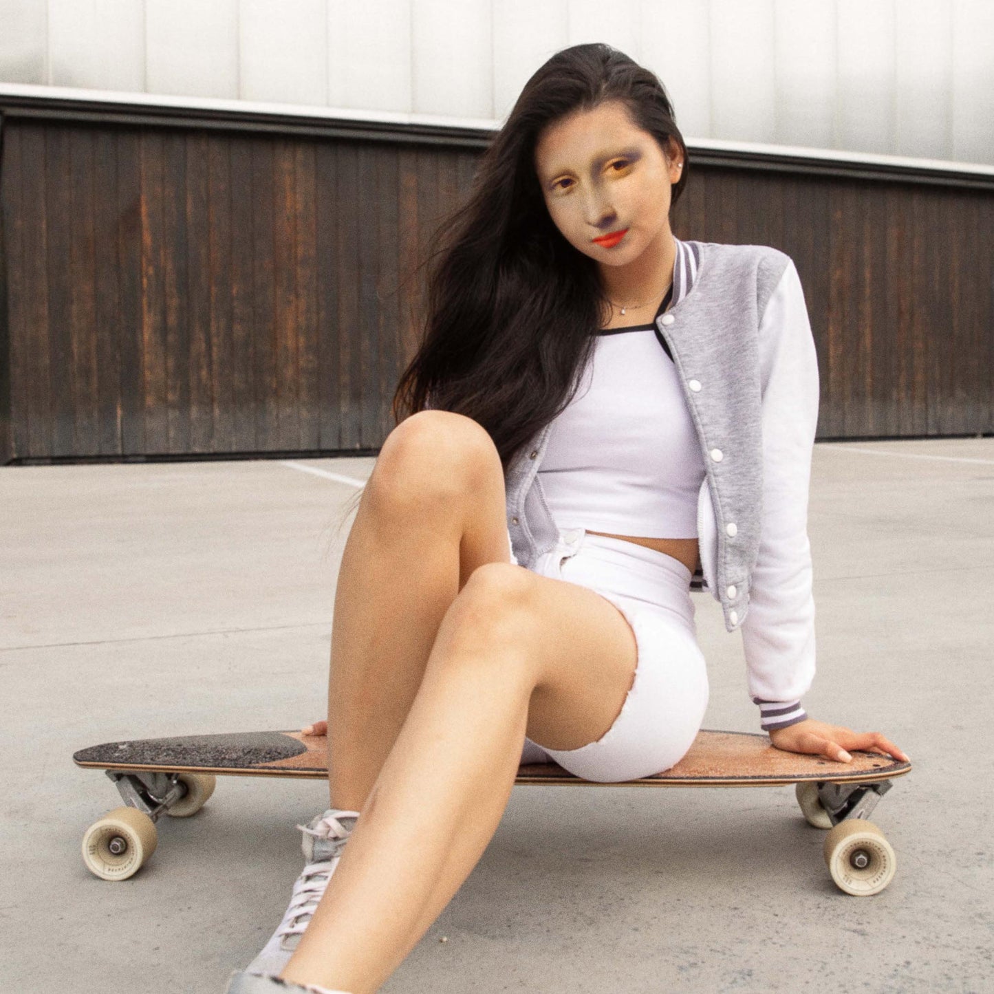"Mona Skater" canvas print