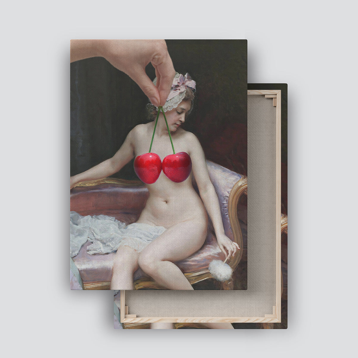 "My Little Cherries #1" canvas print