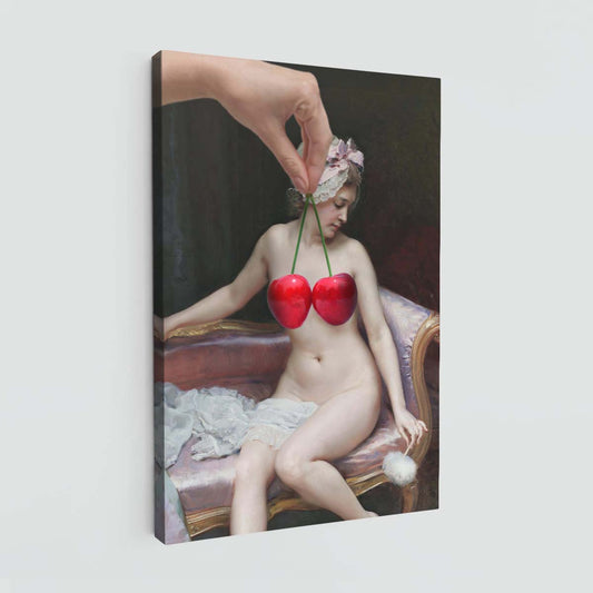 "My Little Cherries #1" canvas print
