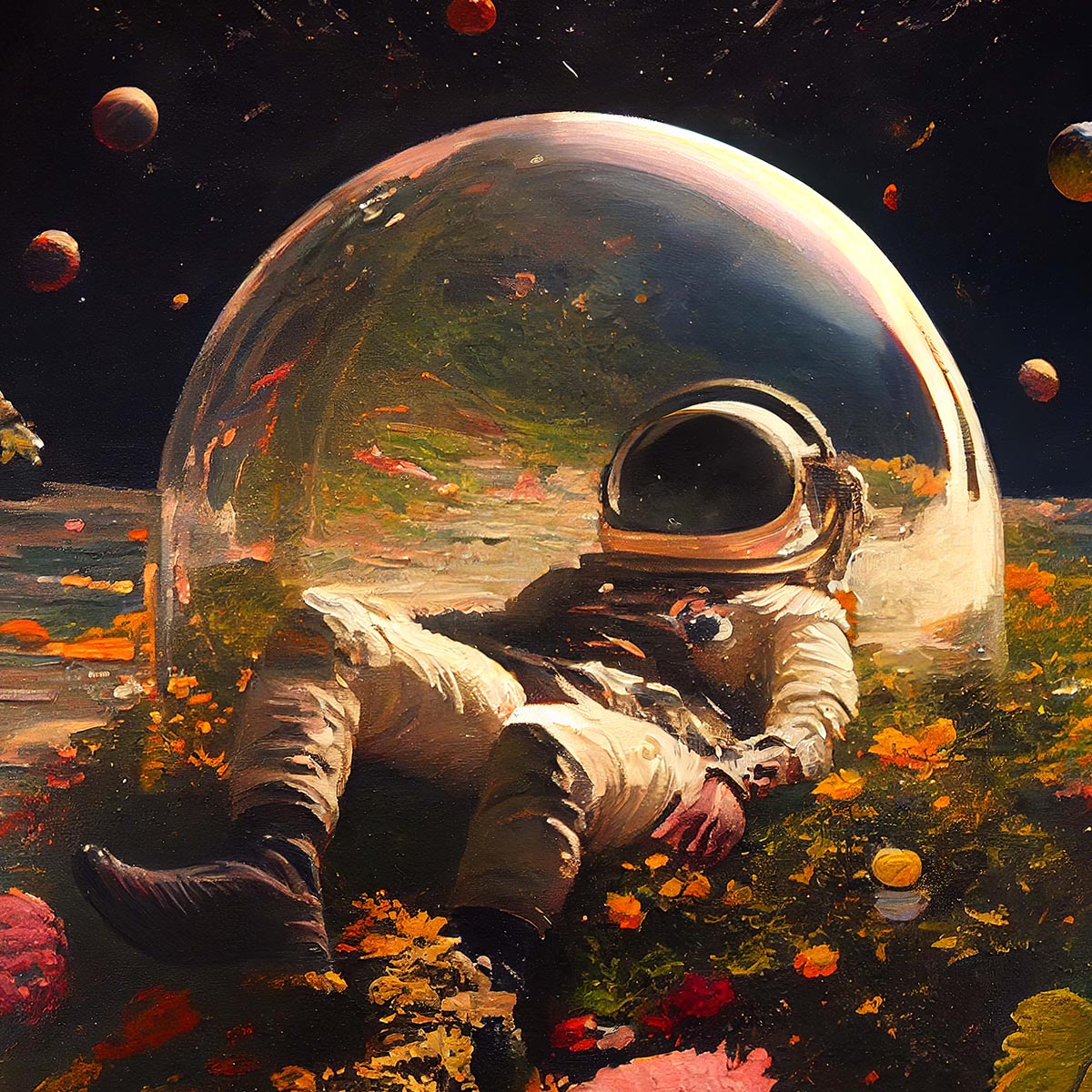 "My Space Observatory" canvas print