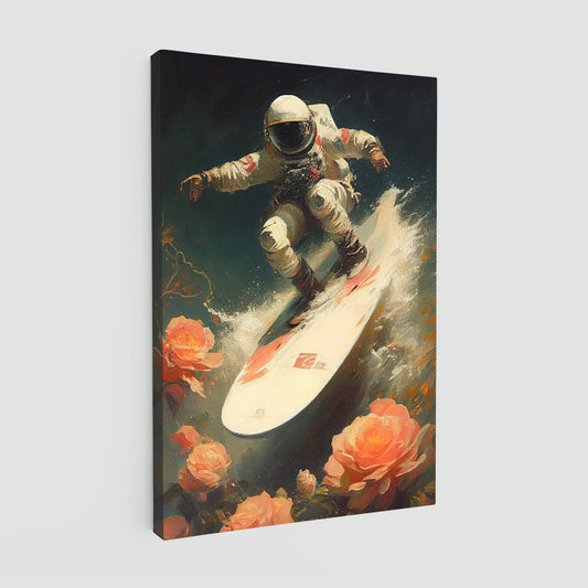 "My Space Wave" canvas print