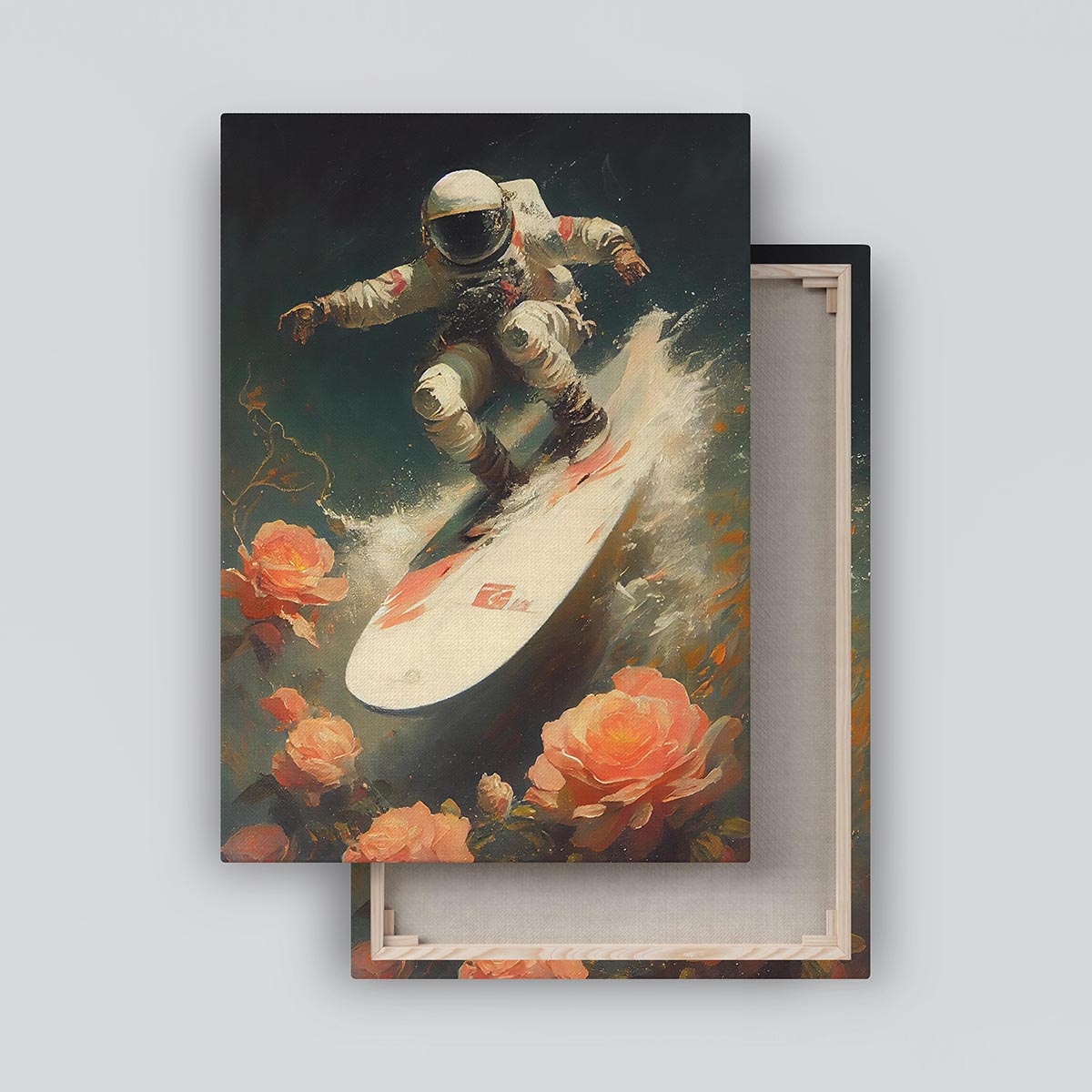 "My Space Wave" canvas print