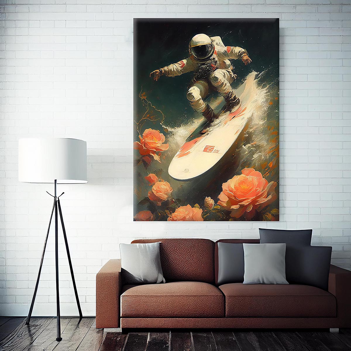 "My Space Wave" canvas print