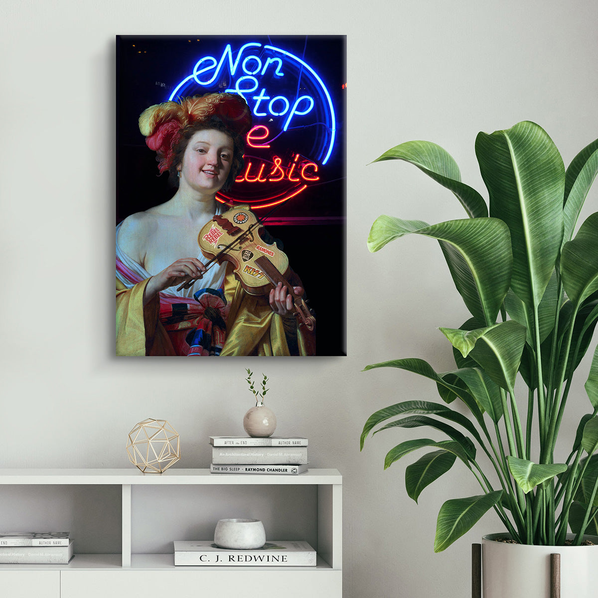 "Non Stop The Music" canvas print