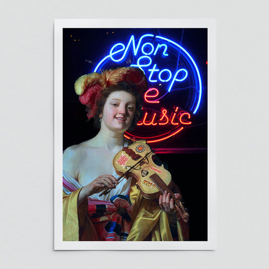 "Non Stop The Music" fine art print