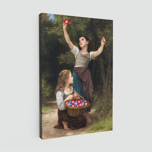 "Picking Up Likes" canvas print