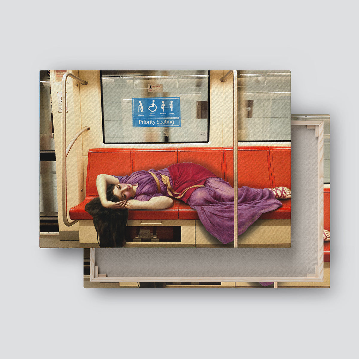 "Priority Seating" canvas print