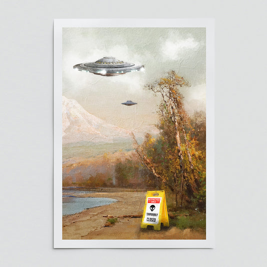 "Restricted Area" fine art print