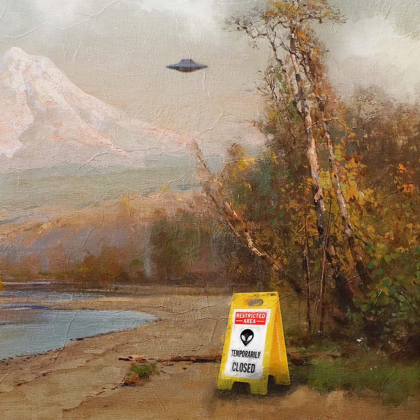"Restricted Area" fine art print