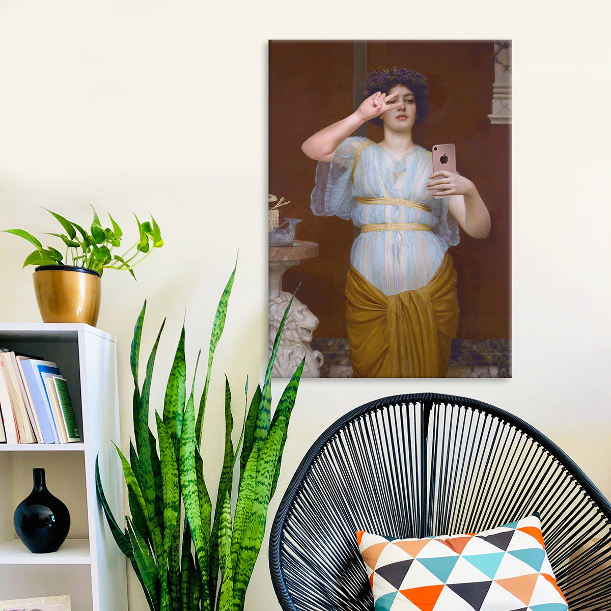 "Selfie Diva" canvas print