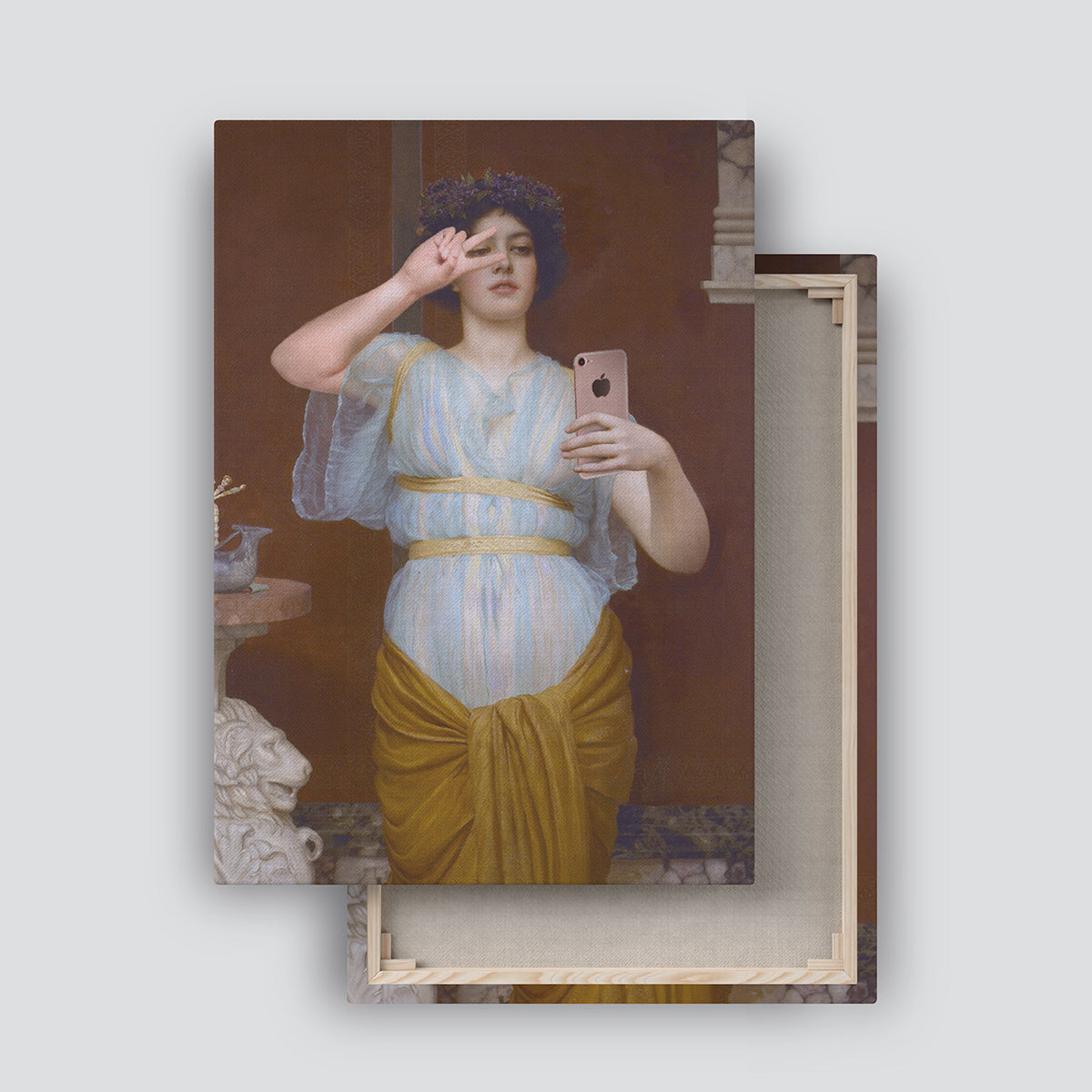 "Selfie Diva" canvas print