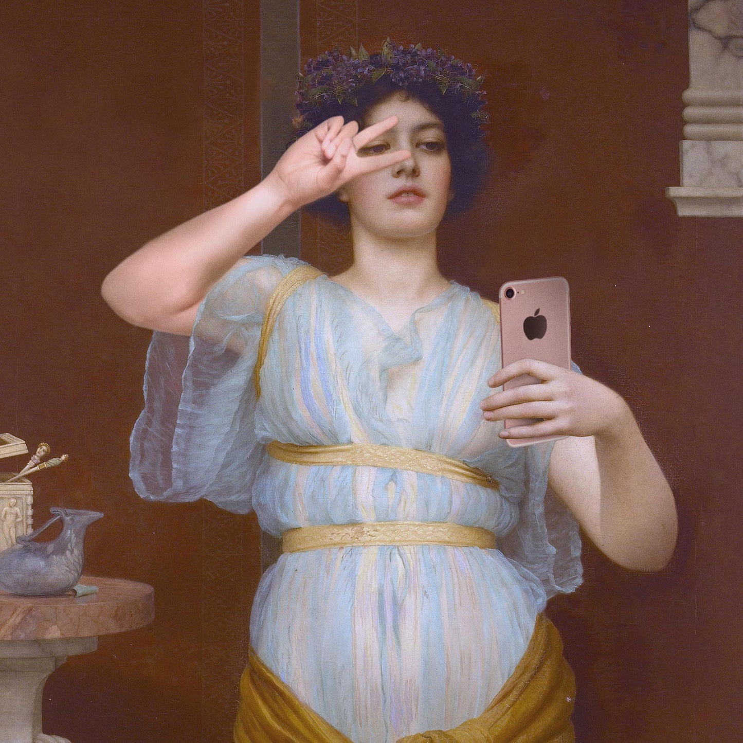 "Selfie Diva" canvas print