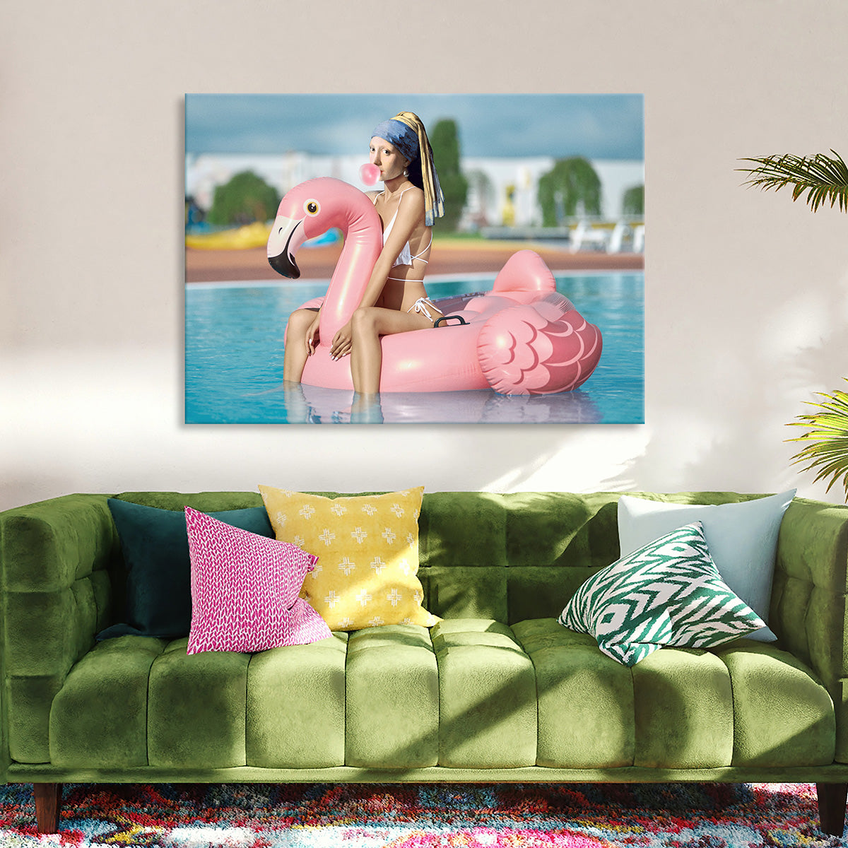 "Hot Pearl" canvas print