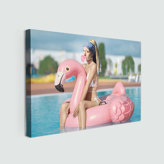 "Hot Pearl" canvas print