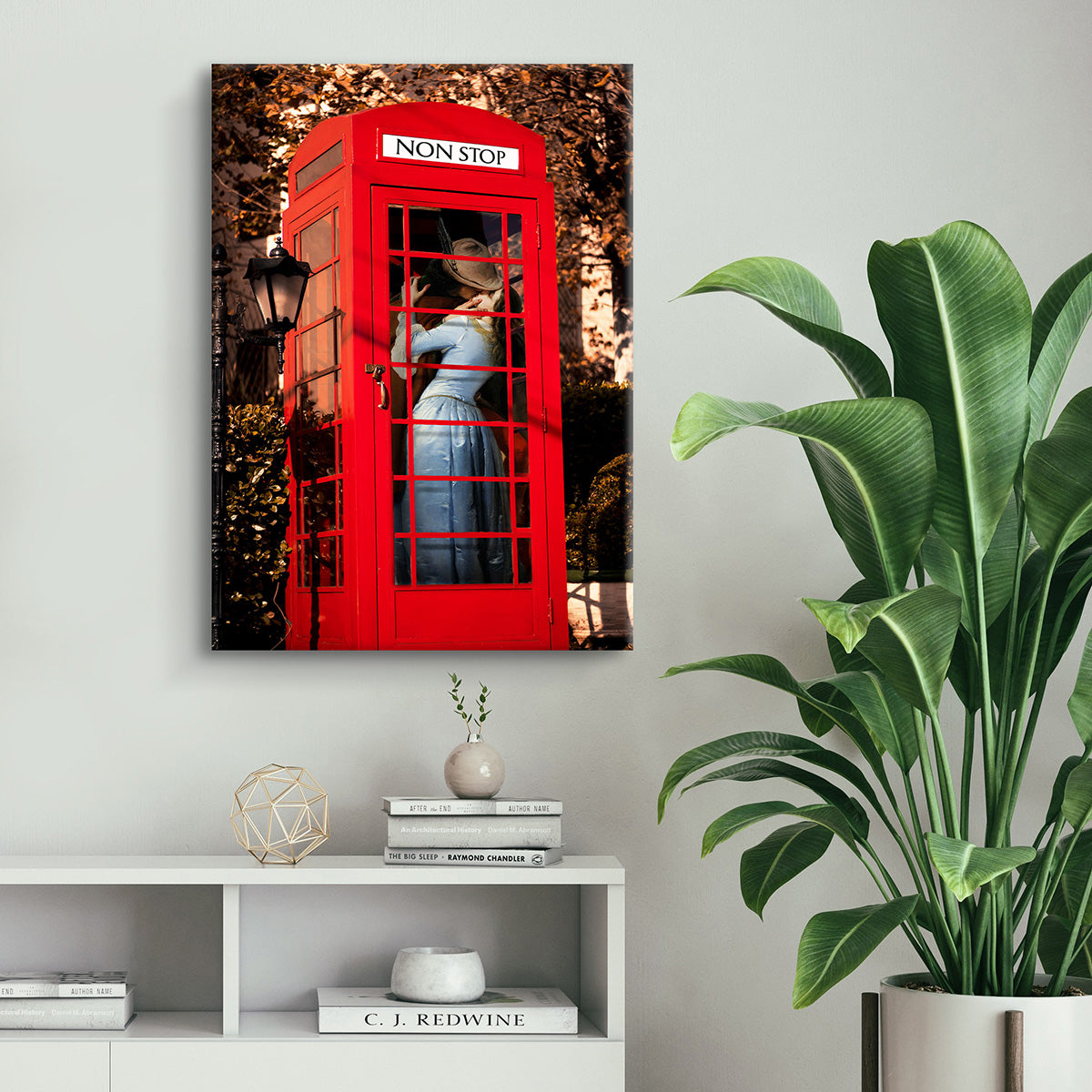 "Shut Up And Kiss Me" canvas print