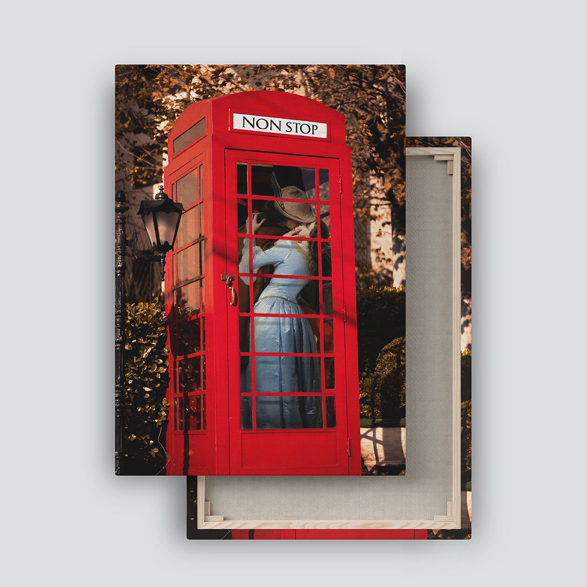 "Shut Up And Kiss Me" canvas print