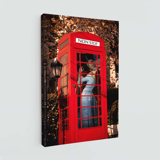 "Shut Up And Kiss Me" canvas print