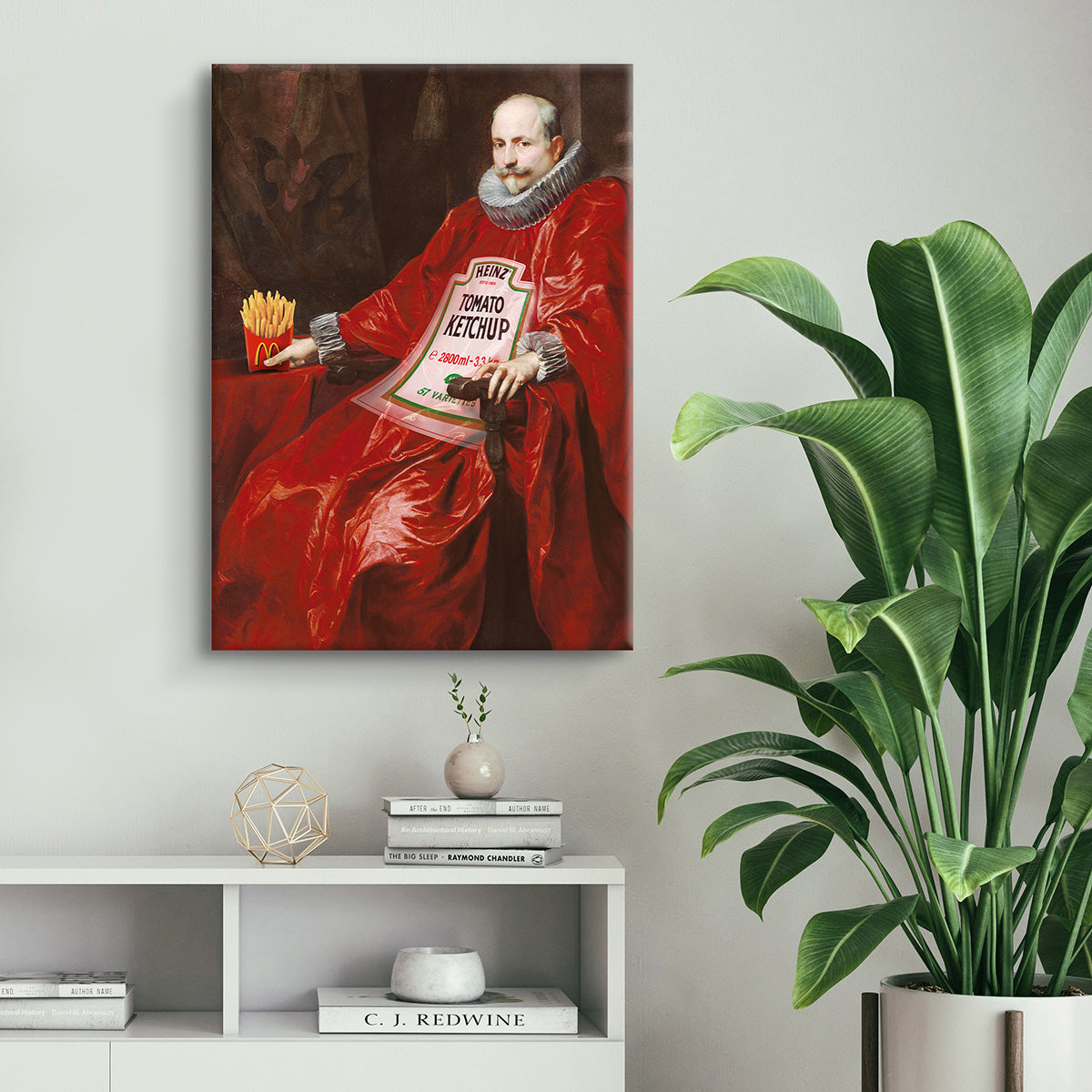 "Sir Tomato" canvas print