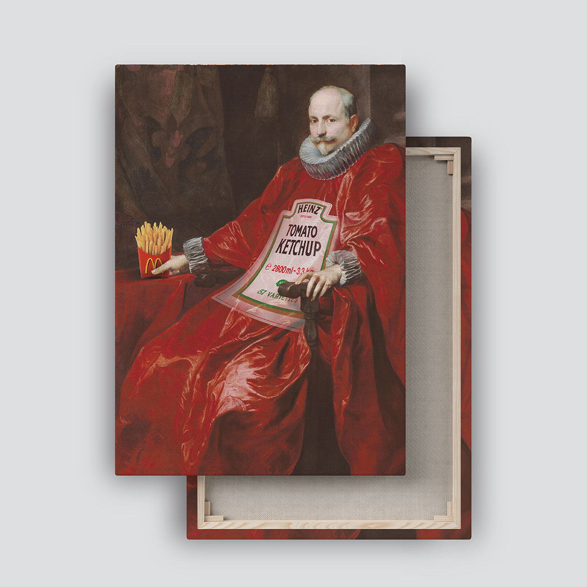 "Sir Tomato" canvas print