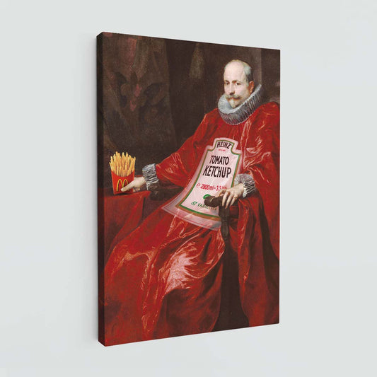 "Sir Tomato" canvas print