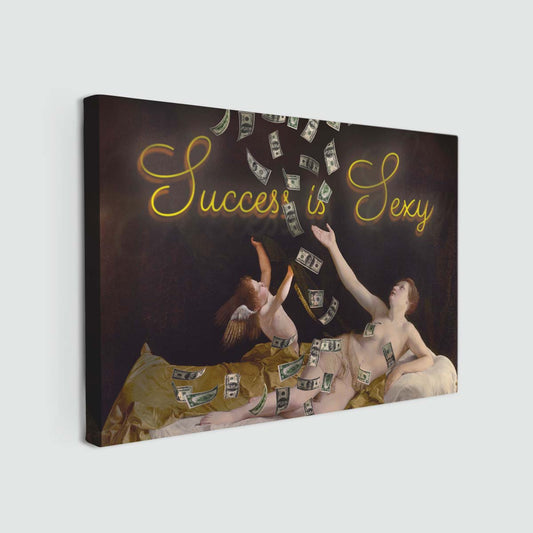 "Success is Sexy" canvas print