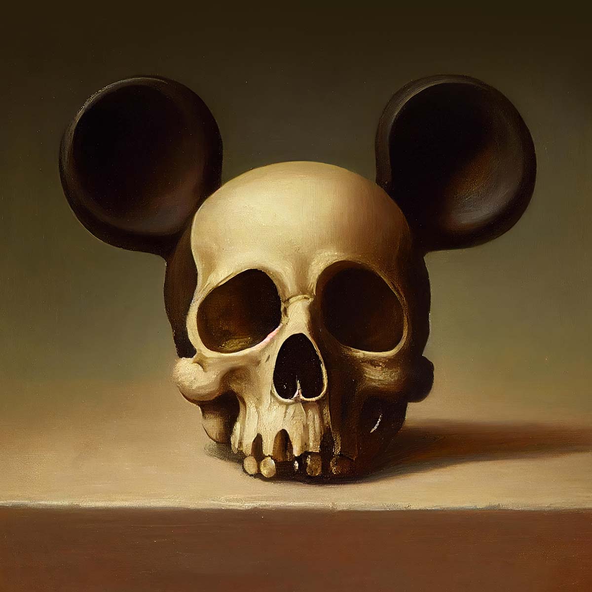 "Dark Mickey" 3/10 LE canvas art print