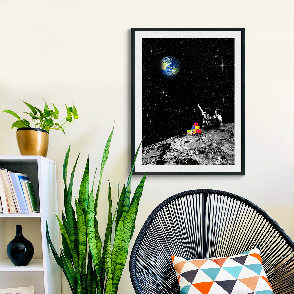 "Together From The Moon" fine art print