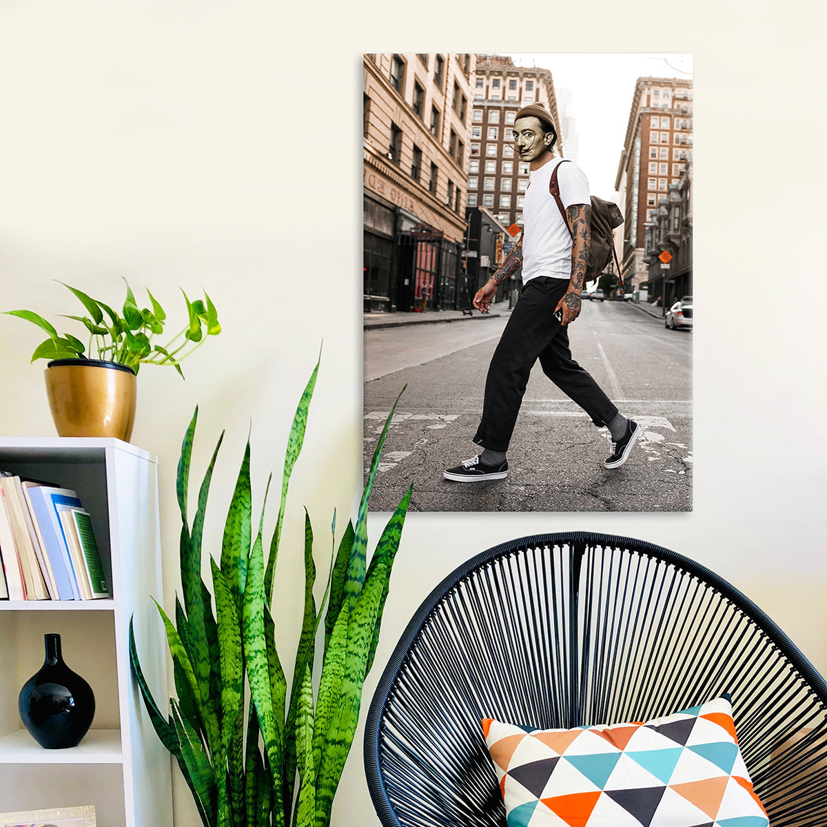 "Urban Dalí" canvas print