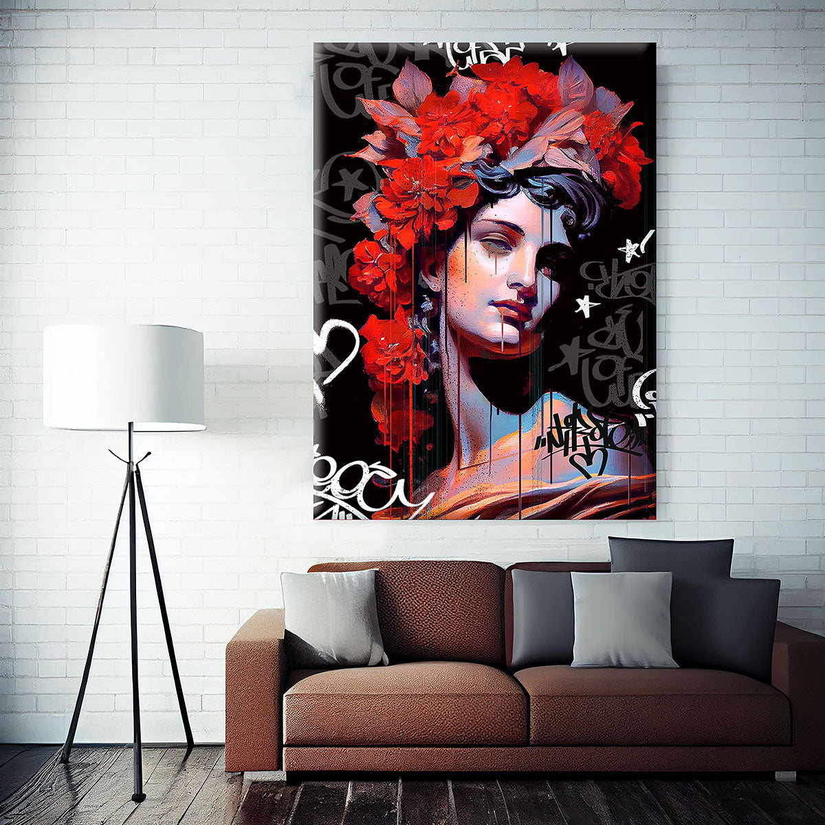 "Vandal Goddess" canvas print