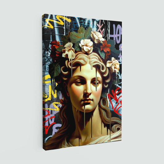 "Vandal Pietà" canvas print