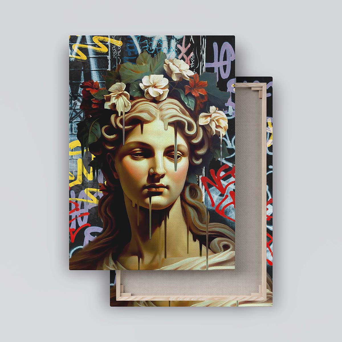 "Vandal Pietà" canvas print