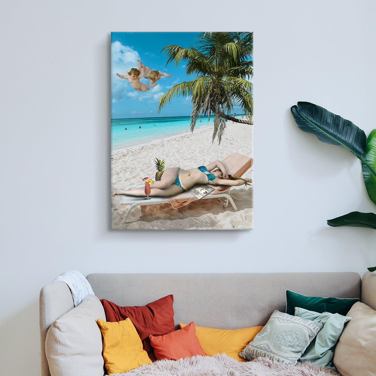 "Venus On Beach" canvas print