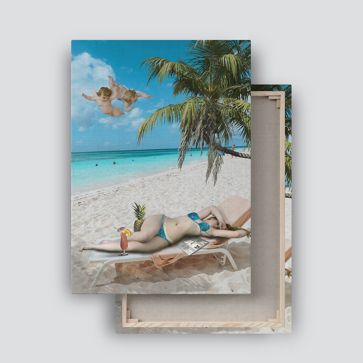 "Venus On Beach" canvas print