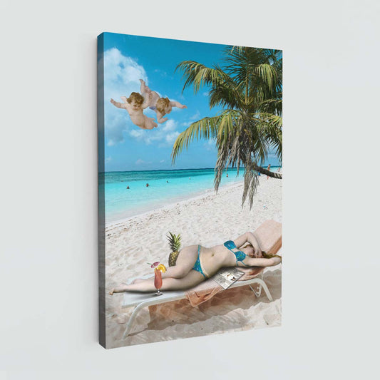 "Venus On Beach" canvas print