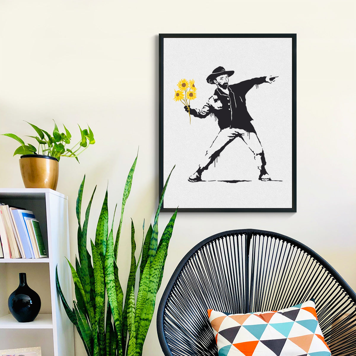 "Vincent Sunflowers" art print