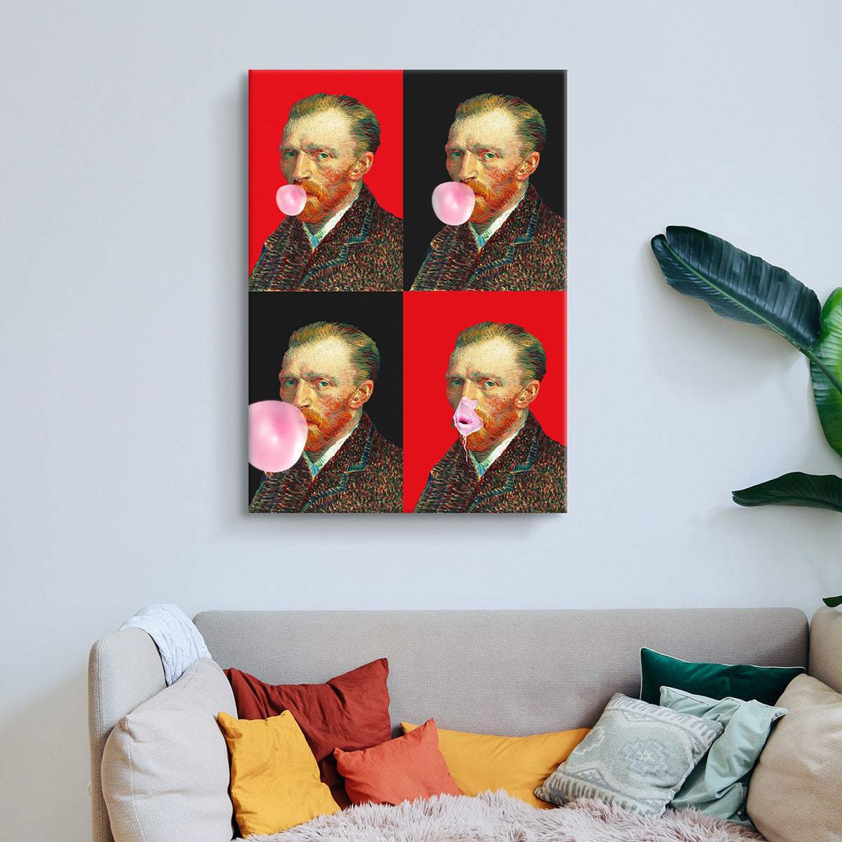 "Vincent Gum Explosion" canvas print