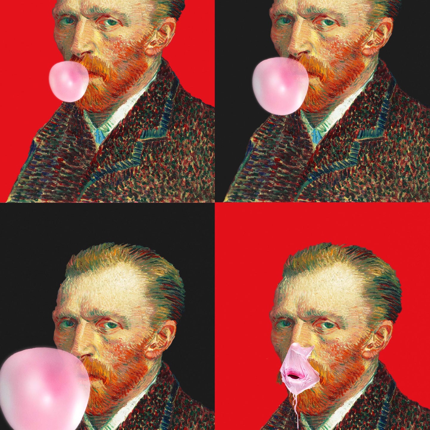 "Vincent Gum Explosion" canvas print
